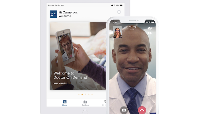 Doctor on Demand telehealth platform