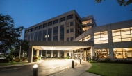 Hospital driveway and entrance