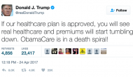 Tell us: How has Trump handled healthcare in his first 100 days?