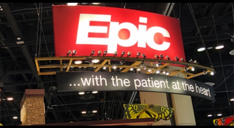 Epic booth at a HIMSS annual conference